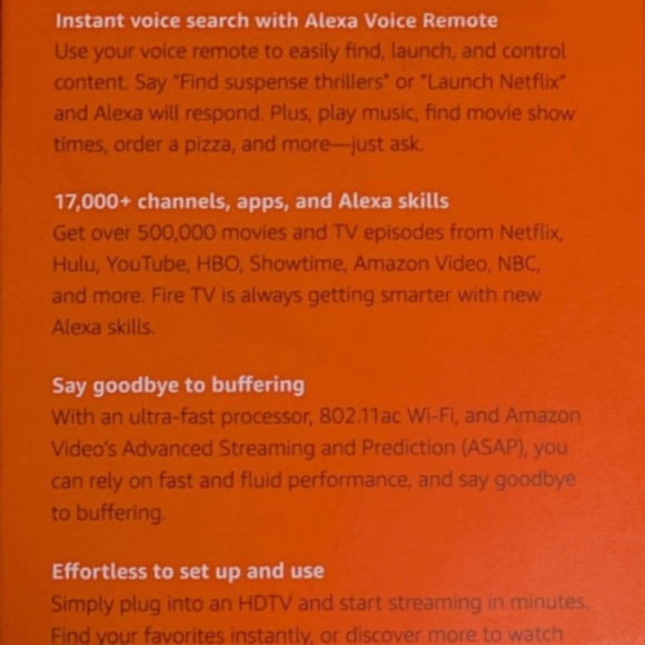 Amazon Fire TV Stick 2nd Gen with Alexa Voice Remote, Streaming Media Player - Picture 7 of 7